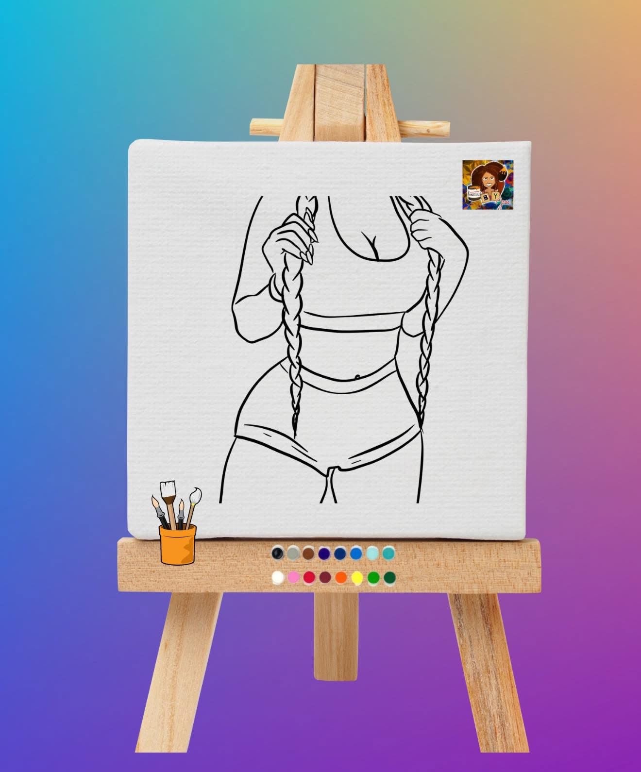 Hot Girl Summer Sip and Paint Kits