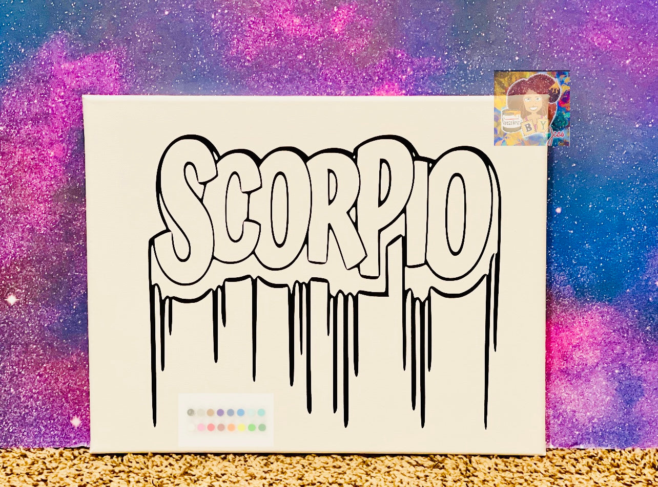 Zodiac Sip & Paint Kit
