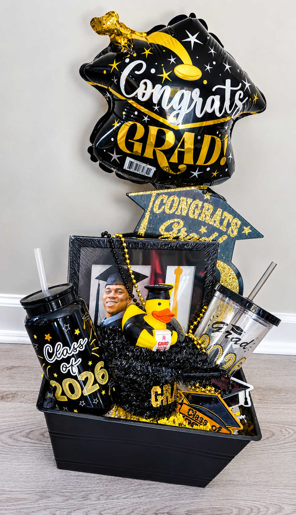 Custom Graduation Basket