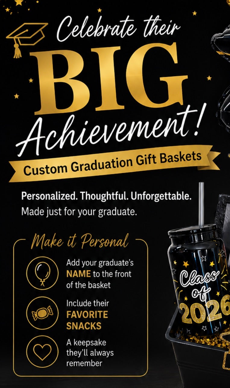 Custom Graduation Basket