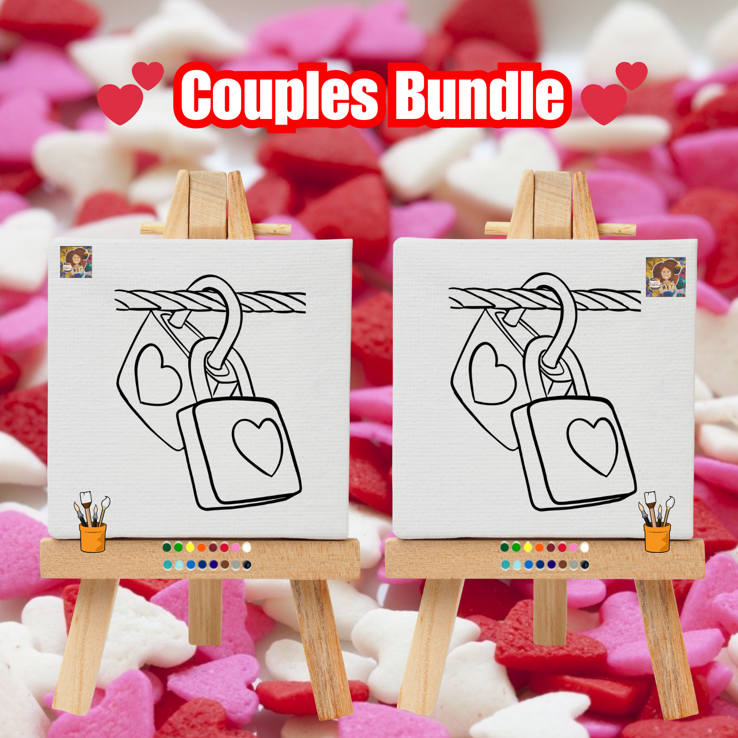 Couples Sip and Paint Bundle