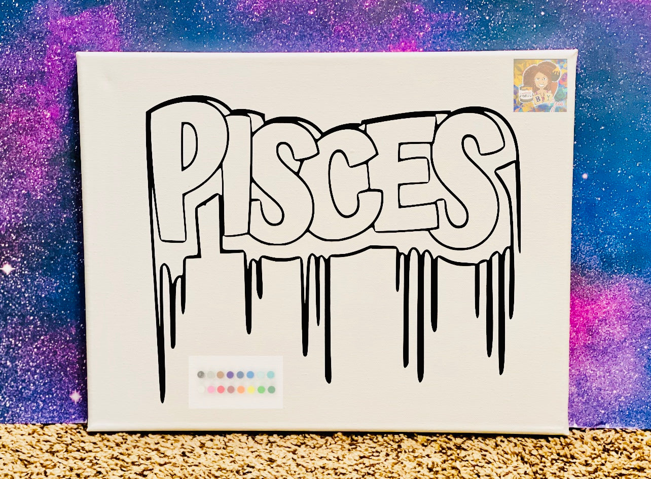 Zodiac Sip & Paint Kit