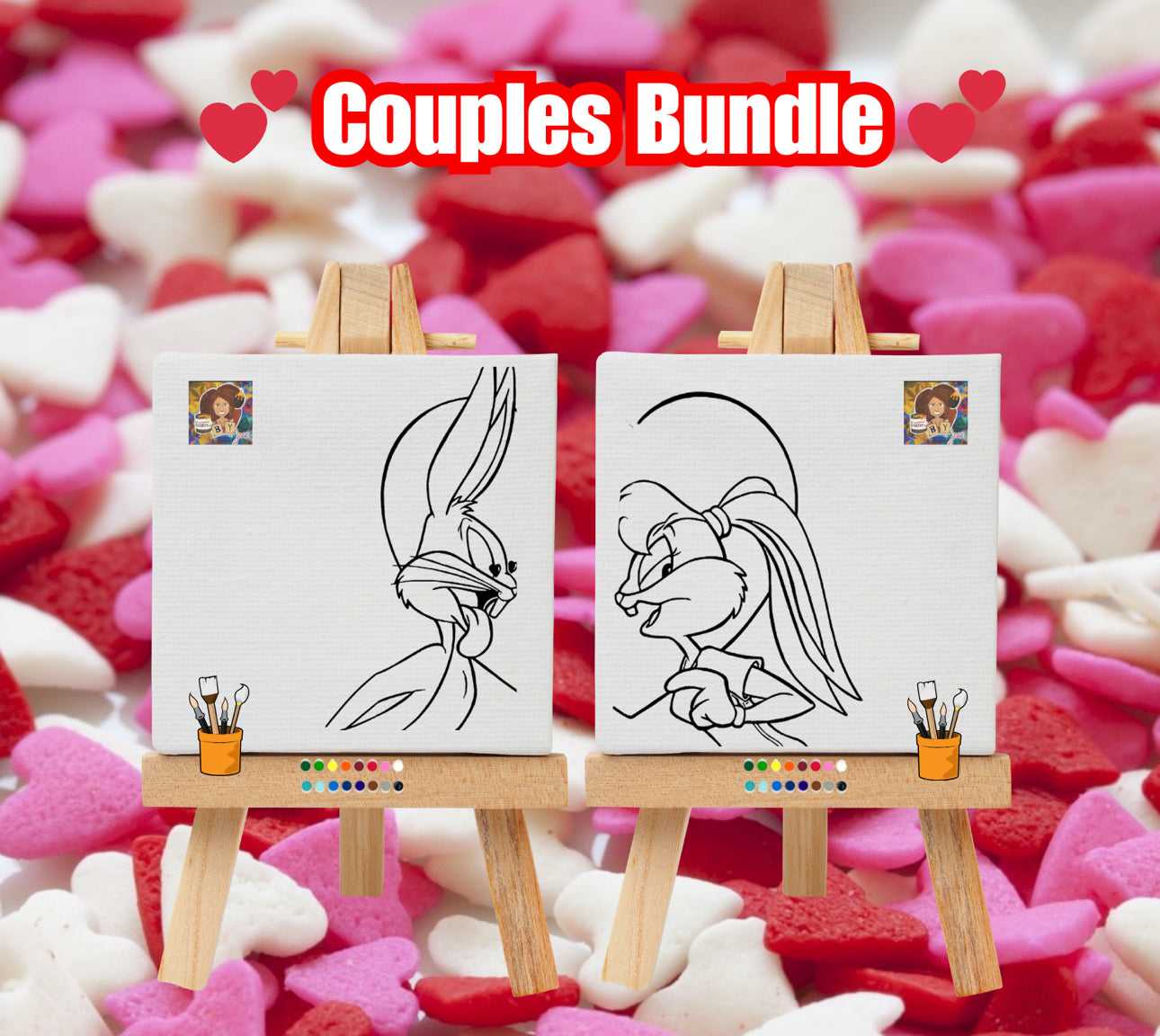 Couples Sip and Paint Bundle